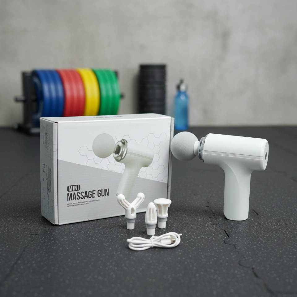 Portable Mini Massage Gun – Compact Deep Tissue Percussion for Muscle Relief & Fatigue Reduction