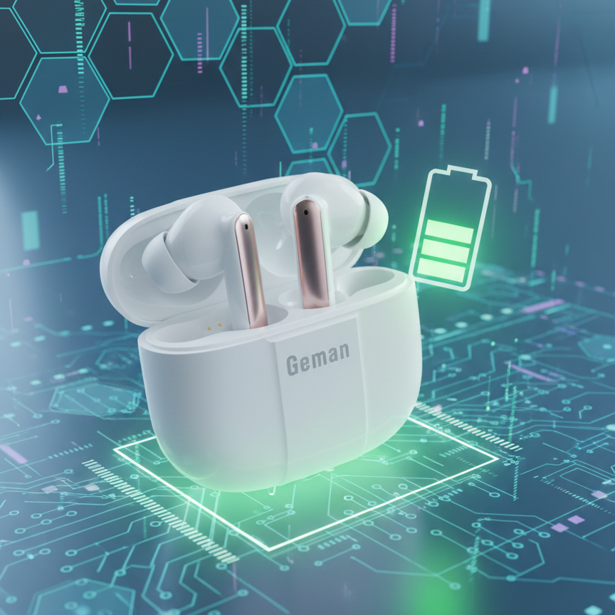 Geman GS-09 Hi-Fi Wireless Headset with Long Battery Life